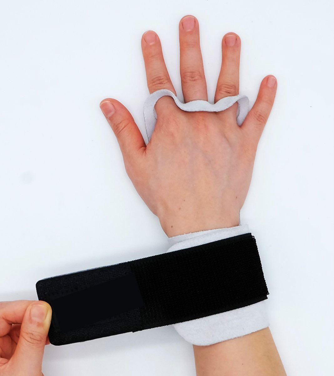 Manique CrossFit en Cuir 3 Doigts « MUSCLE UP » – Image 5