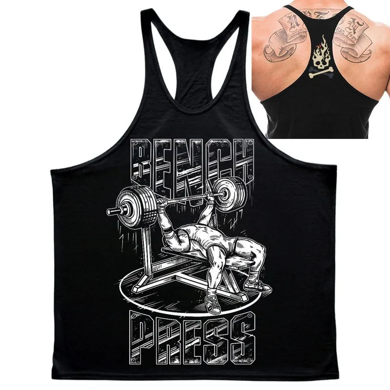 Débardeur de Musculation Homme – T-shirt Sans Manches Ample pour Fitness et Bodybuilding