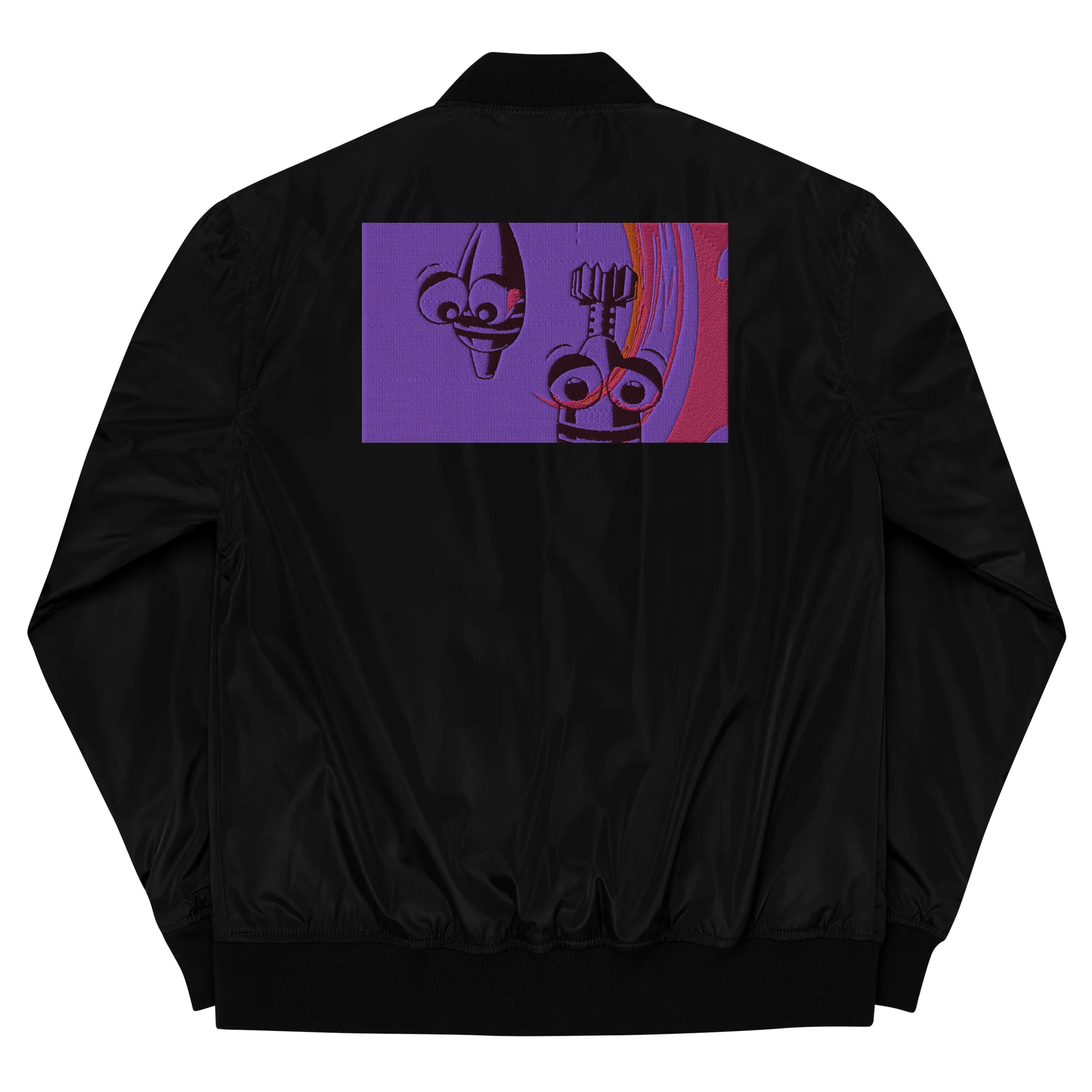 DROP CLIFF NOT BOMB bomber jacket – Image 2
